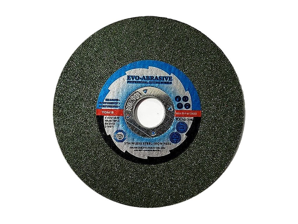 EVO-Abrasive Cutting Disc 4″ x 2mm (Steel & Stainless) EA-9299