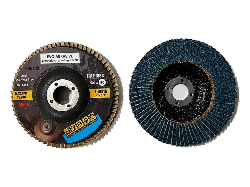 EVO-Abrasive Flap Disc 4″ Grit 80 (Zirconium) EA-ZIR-4080